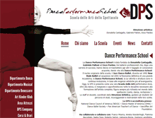 Tablet Screenshot of danceperformance.it